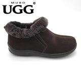 MUBO UGG Home Slipper Premium Sheepskin Shoes Antislip TPR Sole SN1006 - UGGFace