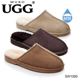 MUBO UGG MENS SLIPPERS DOUBLE FACE AUSTRALIA PREMIUM SHEEPSKIN SCUFF SW1300 - UGGFace