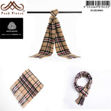 POSH FLEECE Pure Wool Scarf with Fringe Wrap 170CM x 30CM Soft Fashion Warm Scarves SGB10001 - UGGFace