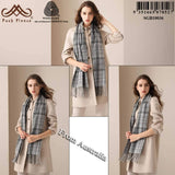 POSH FLEECE Pure Wool Scarf with Fringe Wrap 170CM x 30CM Soft Fashion Warm Scarves SGB10036 - UGGFace