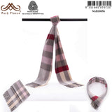 POSH FLEECE Pure Wool Scarf with Fringe Wrap 170CM x 30CM Soft Fashion Warm Scarves SGB10056 - UGGFace