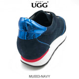 MUBO UGG Women Trendy Leather Sneaker