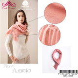 POSH FLEECE Pure Wool Scarf with Fringe Wrap 170CM x 30CM Soft Fashion Warm Scarves SDA10008 - UGGFace