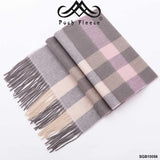 POSH FLEECE Pure Wool Luxurious Scarf with Fringed Trim SGB10056