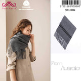 POSH FLEECE Pure Wool Scarf with Fringe Wrap 170CM x 30CM Soft Fashion Warm Scarves SDA10004 - UGGFace