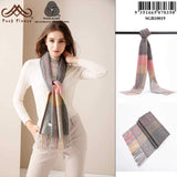 POSH FLEECE Pure Wool Scarf with Fringe Wrap 170CM x 30CM Soft Fashion Warm Scarves SGB10019 - UGGFace