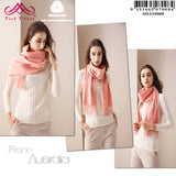 POSH FLEECE Pure Wool Scarf with Fringe Wrap 170CM x 30CM Soft Fashion Warm Scarves SDA10008 - UGGFace