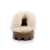 LADIES SLIPPERS DOUBLE FACE AUSTRALIA PREMIUM SHEEPSKIN FUR SCUFFMUBO UGG SW1200 - UGGFace