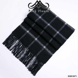 POSH FLEECE Pure Wool Scarf with Fringe Wrap 170CM x 30CM Soft Fashion Warm Scarves SGB10071 - UGGFace