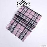 POSH FLEECE Pure Wool Scarf with Fringe Wrap 170CM x 30CM Soft Fashion Warm Scarves SGB10003 - UGGFace