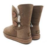 MUBO UGG WOMEN'S AU MADE CLASSIC 2 BUTTON 3/4 SHORT BOOTS WATER-RESISTANTS 36902 - UGGFace