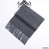 POSH FLEECE Pure Wool Scarf with Fringe Wrap 170CM x 30CM Soft Fashion Warm Scarves SDA10004 - UGGFace