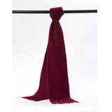 POSH FLEECE Pure Wool Scarf with Fringe Wrap 170CM x 30CM Soft Fashion Warm Scarves SDA10011 - UGGFace