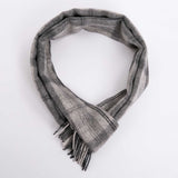 POSH FLEECE Pure Wool Luxurious Scarf with Fringed Trim SGB10036