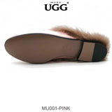 MUBO UGG LUCIA Women Leather Flat Slides