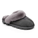 LADIES SLIPPERS DOUBLE FACE AUSTRALIA PREMIUM SHEEPSKIN FUR SCUFFMUBO UGG SW1200 - UGGFace