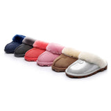 LADIES SLIPPERS DOUBLE FACE AUSTRALIA PREMIUM SHEEPSKIN FUR SCUFFMUBO UGG SW1200 - UGGFace