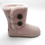 MACARTHUR WOMEN'S Premium Sheepskin Classic 2 Buttons Short UGG Boots #MA3324 - UGGFace