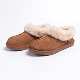 Genuine Merino Sheepskin Ankle Non-slip Home Slipper - UGGFace