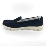 Australian Sheepskin Unisex Casual Flats UGG Moccasin - Navy