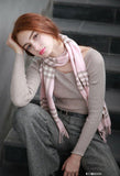 100%  Wool Scarf Check WJ1MDG009 S: 180*30 Buy Two Third Free - UGGFace