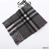 POSH FLEECE Pure Wool Scarf with Fringe Wrap 170CM x 30CM Soft Fashion Warm Scarves SGB10015 - UGGFace