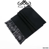 POSH FLEECE Pure Wool Scarf with Fringe Wrap 170CM x 30CM Soft Fashion Warm Scarves SDA10005 - UGGFace