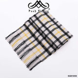 POSH FLEECE Pure Wool Luxurious Scarf with Fringed Trim SGB10008