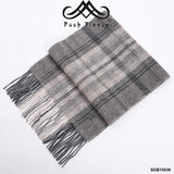 POSH FLEECE Pure Wool Scarf with Fringe Wrap 170CM x 30CM Soft Fashion Warm Scarves SGB10036 - UGGFace