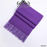 SDA10013 POSH FLEECE Pure Wool Scarf with Fringe Wrap,170CM x 30CM, Soft Fashion Warm Winter - UGGFace