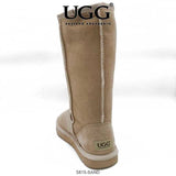 Unisex Premium Tall Classic UGG Boots Water Resistant - Sand