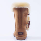 UGG 0188 Classic 2 Buttons Shark Boots Premium Australian Sheepskin Snow Boots - UGGFace