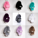 Rabbit Fluffy Stuffed Animal Rabbit Cartoon Animal Rabbit Fur Soft Doll Toy 13cm - UGGFace