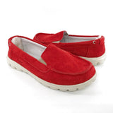 Australian Sheepskin Unisex Casual Flats UGG Moccasin - Red