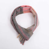 POSH FLEECE Pure Wool Scarf with Fringe Wrap 170CM x 30CM Soft Fashion Warm Scarves SGB10019 - UGGFace