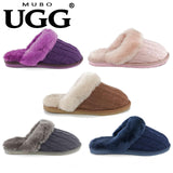 UGG Kate Unisex Home Slippers Scuffs Premium Australian Sheepskin Lining & Insole - UGGFace