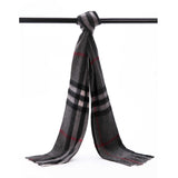 POSH FLEECE Pure Wool Scarf with Fringe Wrap 170CM x 30CM Soft Fashion Warm Scarves SGB10015 - UGGFace