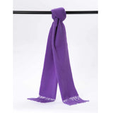 SDA10013 POSH FLEECE Pure Wool Scarf with Fringe Wrap,170CM x 30CM, Soft Fashion Warm Winter - UGGFace