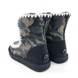 MUBO UGG Women Boots Classic Mimi Navy Camouflage