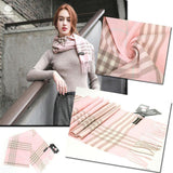 100%  Wool Scarf Check WJ1MDG009 S: 180*30 Buy Two Third Free - UGGFace